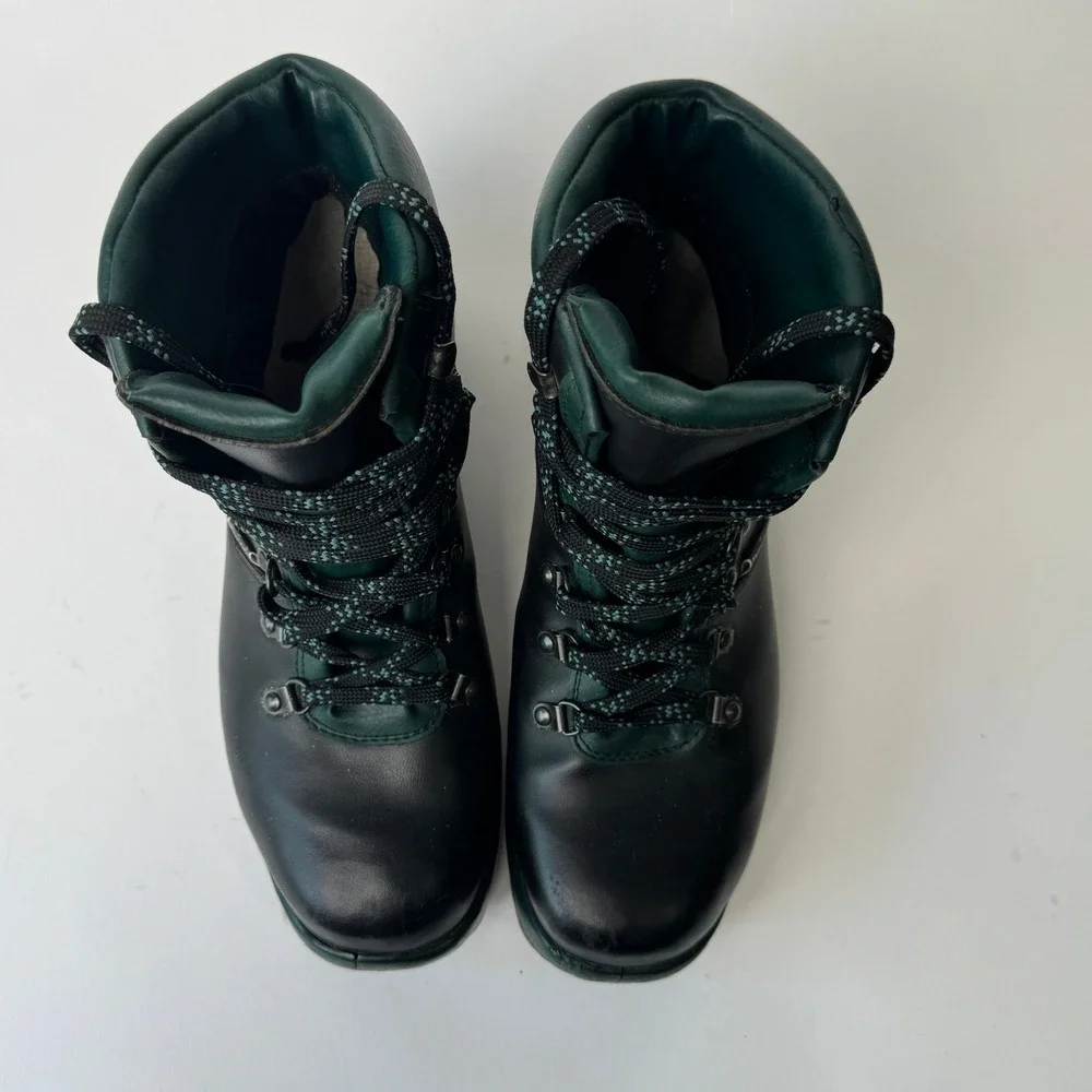 Alpina BC 5019 Backcountry Ski Boots Mens Size 9 Black‎ Green Thinsulate